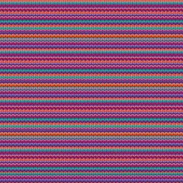 Knitted seamless pattern Stock Illustration