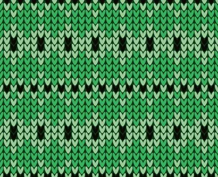 Knitted seamless pattern. Stock Illustration