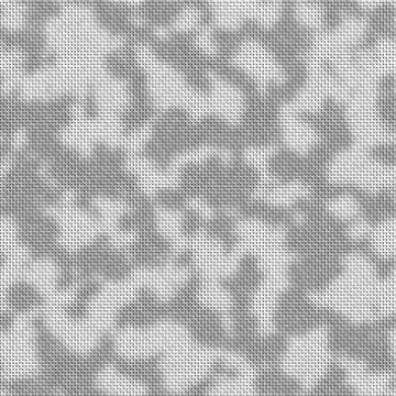 Knitted seamless pattern in urban camo Stock Illustration