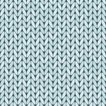 Knitted seamless pattern. Vector illustration Stock Illustration