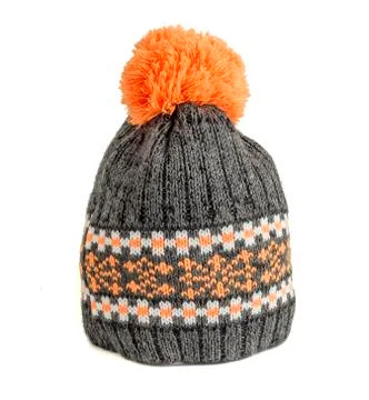 Knitted ski cap Stock Photos