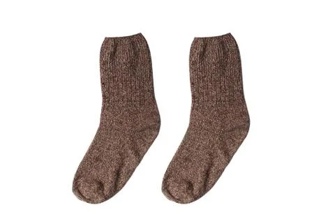 Knitted socks Stock Photos