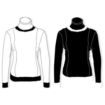 Knitted sweater. Isolate image. Stock Illustration