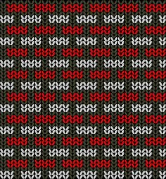 Knitted texture wall of bricks Stock Illustration