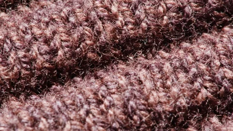 Knitted warm grey sweater or scarf macro close up texture, Cozy warm composition Stock Footage 235723134