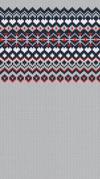 Knitted winter texture background with place for text. Stock Illustration
