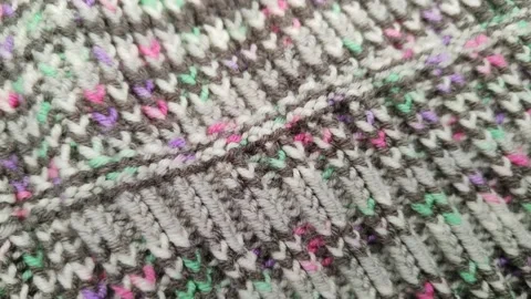 Knitted wool background Video stock 166840129