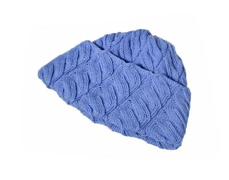 Knitted wool cap Stock Photos