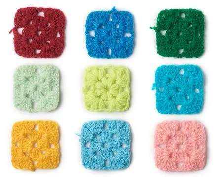 Knitted wool fabric pattern abstract Stock Photos