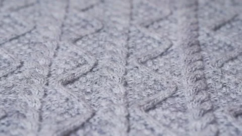 Knitted wool fabric texture background Stock Footage 331456281