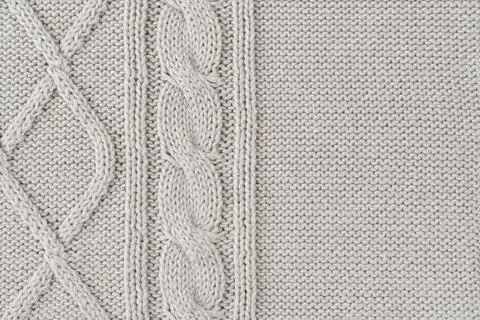 Knitted wool pattern Stock Photos