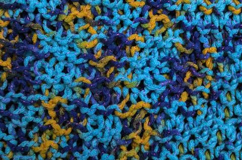 Knitted wool texture background Stock Photos