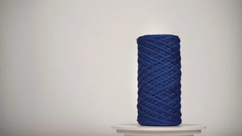 Knitting cord Video stock 254796324