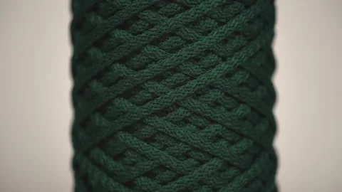 Knitting cord Stock Footage 257792224