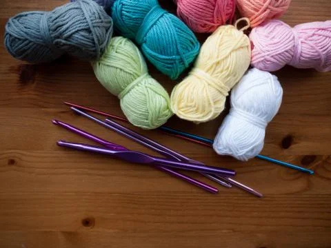 Knitting Equipment Stock Photos