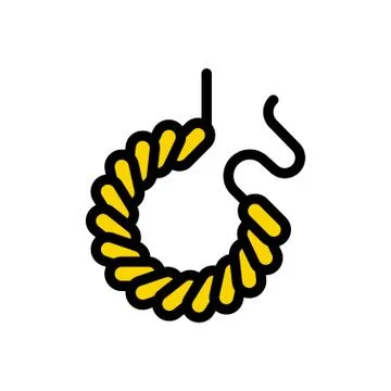 Knitting  flat color icon イラスト素材