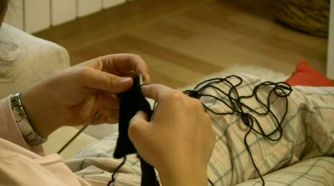 Knitting Stock Footage 300669