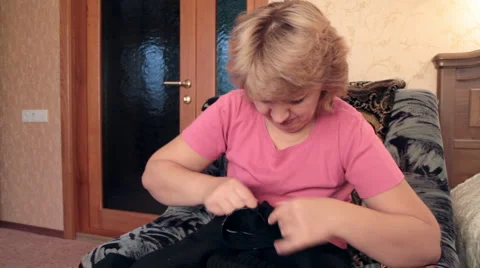 Knitting. Stock Footage 949332