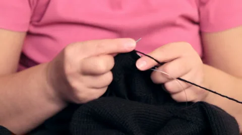 Knitting Stock Footage 949349