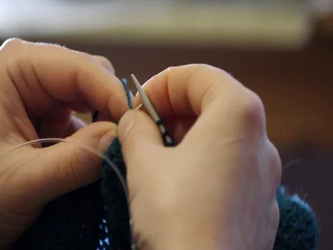 Knitting Stock Footage 74301926