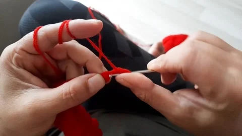 Knitting Stock Footage 141434072