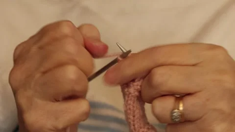 Knitting Stock Footage 247327108