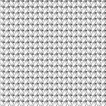Knitting front surface seamless pattern. Textural background. For projects 스톡 일러스트