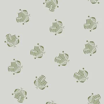 Knitting hands knitting wool glyph vector seamless pattern Illustrazione stock