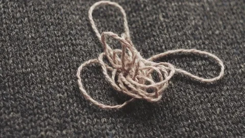 Knitting hobby leisure time stop motion Stock Footage 76948908