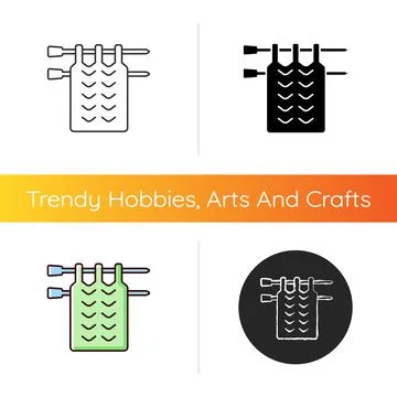 Knitting icon Stock Illustration