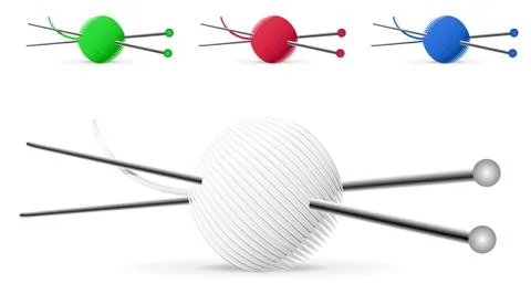 Knitting Stock Illustration