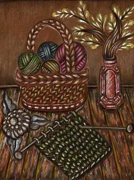 Knitting Stock Illustration