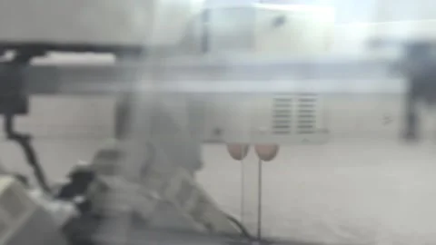 Knitting machine close up video ready to knit 動画素材 172566298