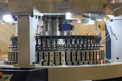 Knitting machine Stock Photos