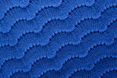 Knitting material fabric texture knitting pattern. Foto stock