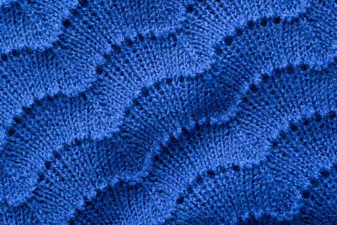 Knitting material fabric texture knitting pattern. Foto stock