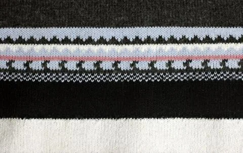 Knitting pattern Stock Photos