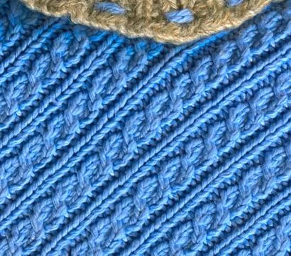 Knitting patterns. handmade. 스톡 사진