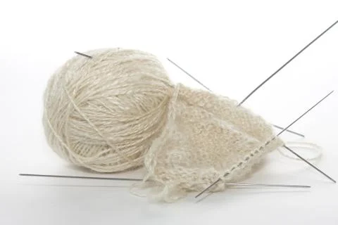 Knitting 스톡 사진