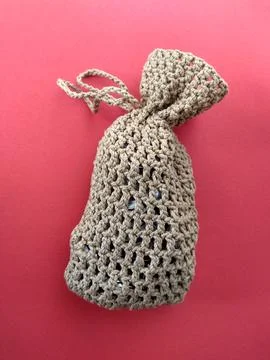 Knitting pocket Stock-Fotos