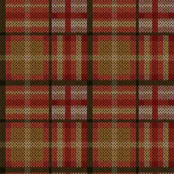 Knitting seamless pattern Illustrazione stock