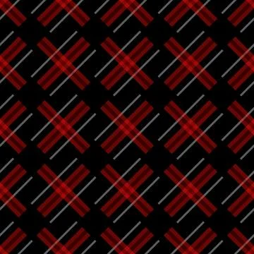 Knitting seamless vector plaid pattern with lines as a woollen Celtic tarta.. Stock Illustration