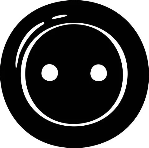 Knitting sewing symbol needlework icon. button made by hands Stock Illustration