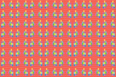 Knitting striped from geometric shape pattern. Ilustración de archivo