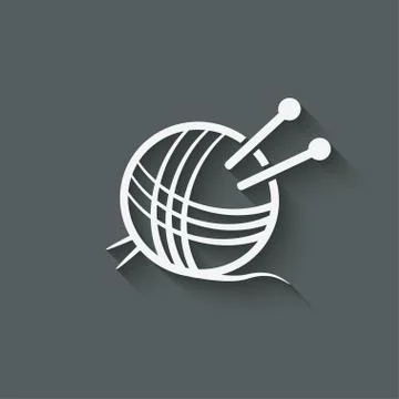 Knitting symbol Stock Illustration