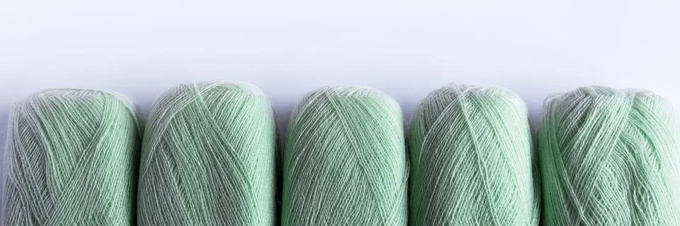 Knitting threads Stock Photos