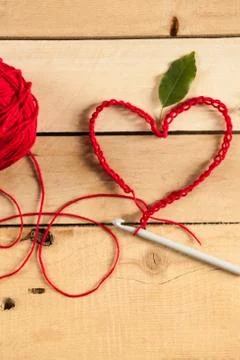 Knitting yarn Stock Photos