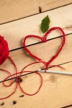 Knitting yarn Stock Photos