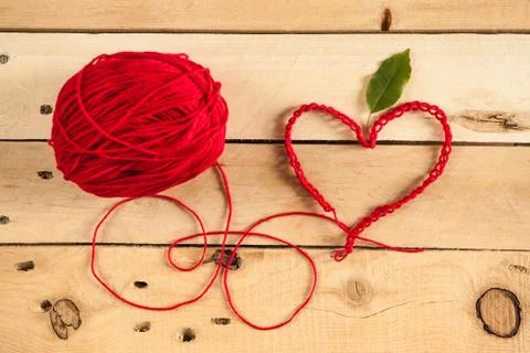 Knitting yarn Stock Photos