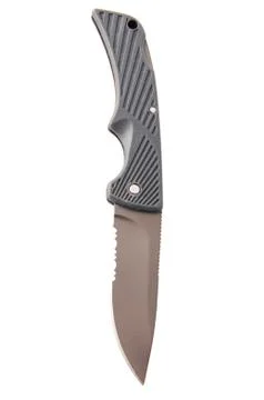 Knive isolated on a white background Stock Photos